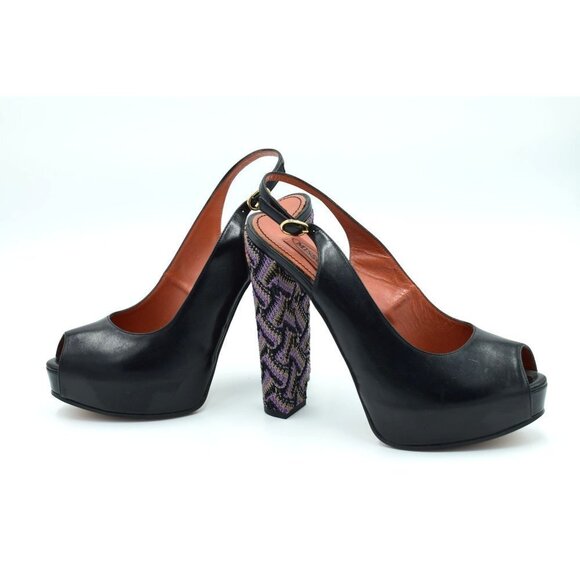 NEW MISSONI SLINGBACK‎ HEELS SZ 9